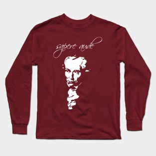 Sapere Aude Immanuel Kant Enlightenment Philosophy Christmas Gift Tee Long Sleeve T-Shirt